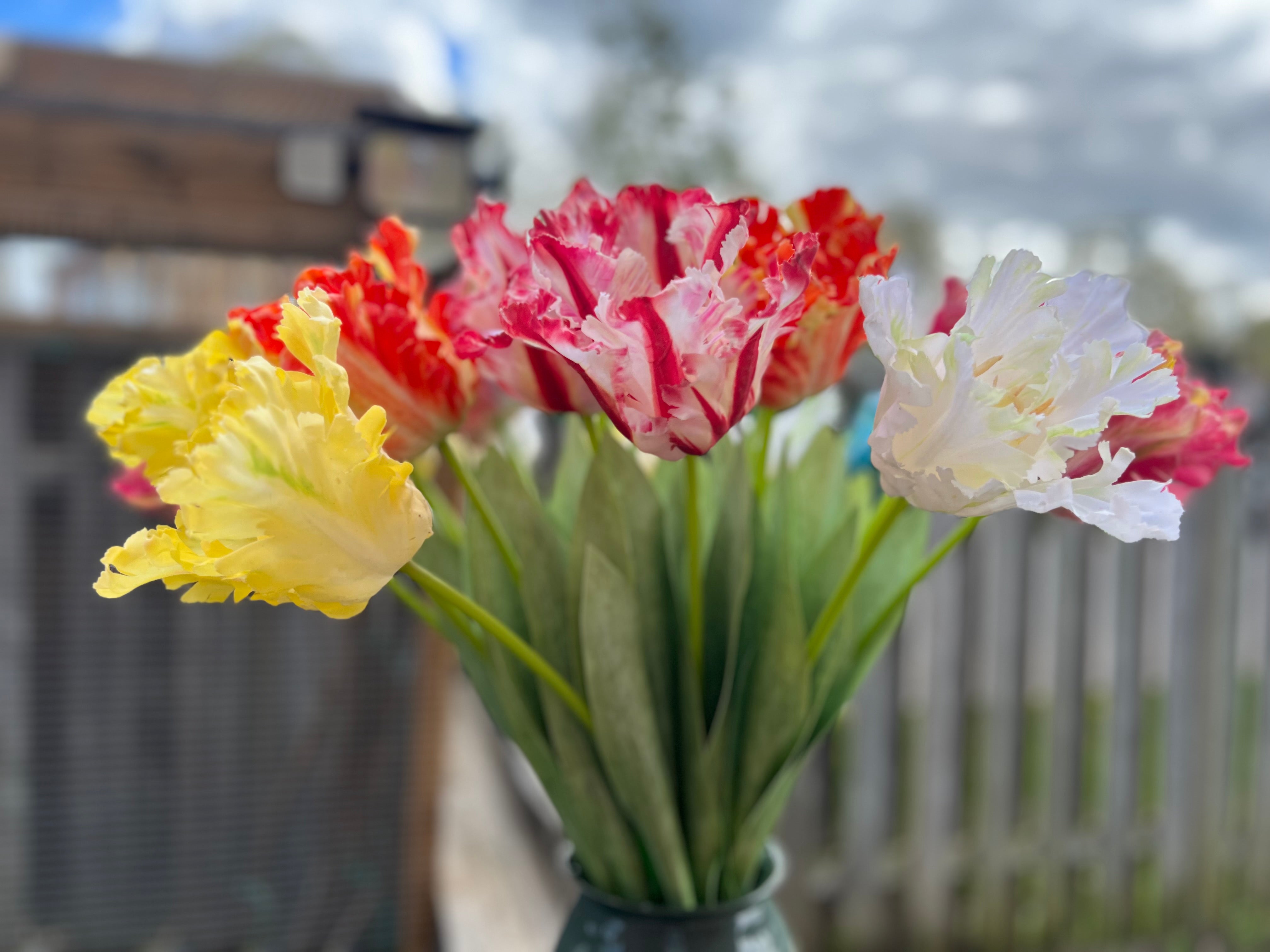ARTIFICIAL PARROT TULIPS FLOWERS